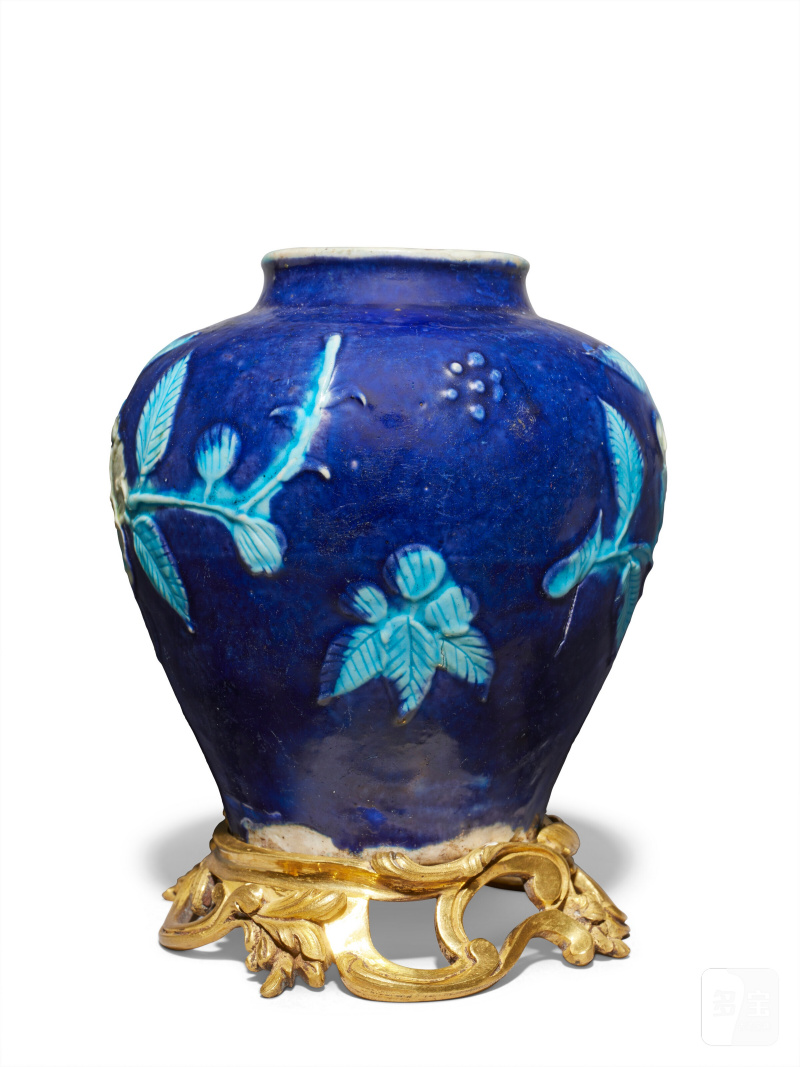 明十六世紀 嵌鎏金銅琺華花卉紋小罐  CHINA, MING DYNASTY, 16TH CENTURY - 图4